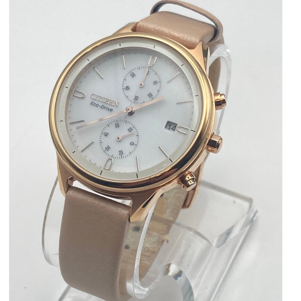 Citizen Eco-Drive Chandler Chronograph Women's Watch 39mm Adjustable Bands (2) - Picture 4 of 16